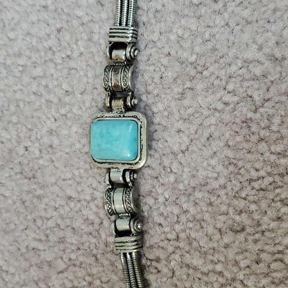 Vintage turquoise bracelet - Picture 2 of 6